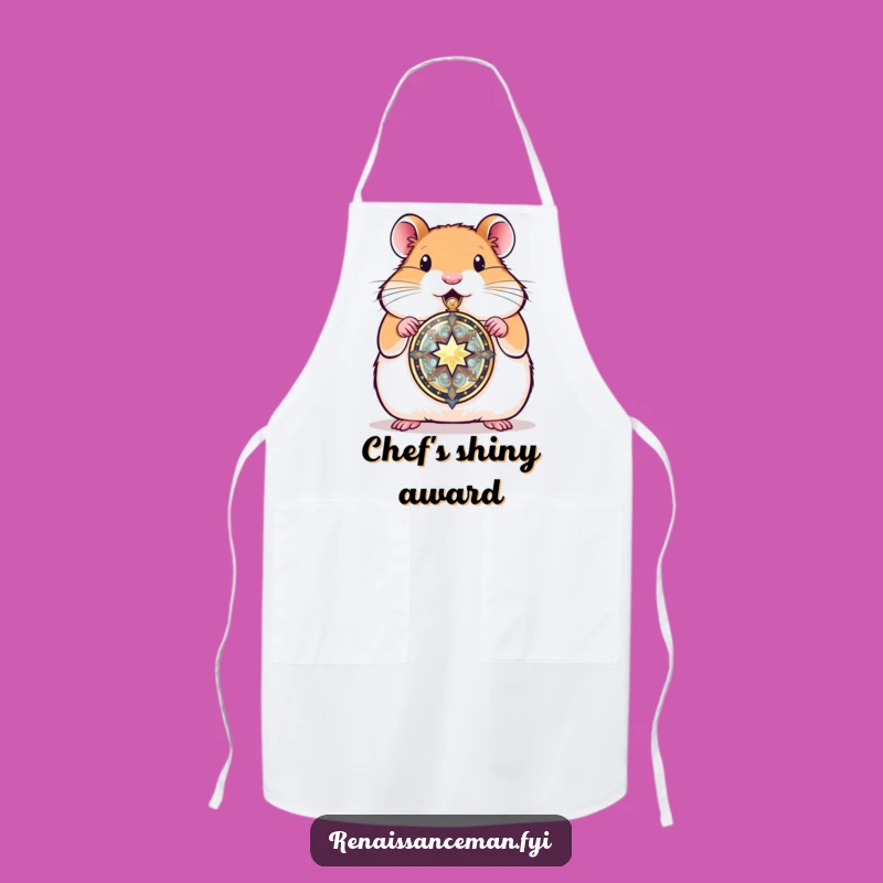 Funny Hamster Locket Apron: Cook with Love and Pride