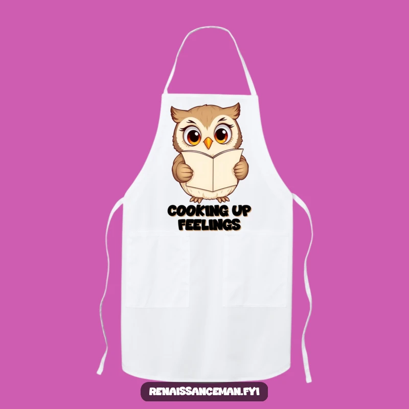 Funny Owl Love Letter Apron: Cook & Laugh with Romantic Charm Gift