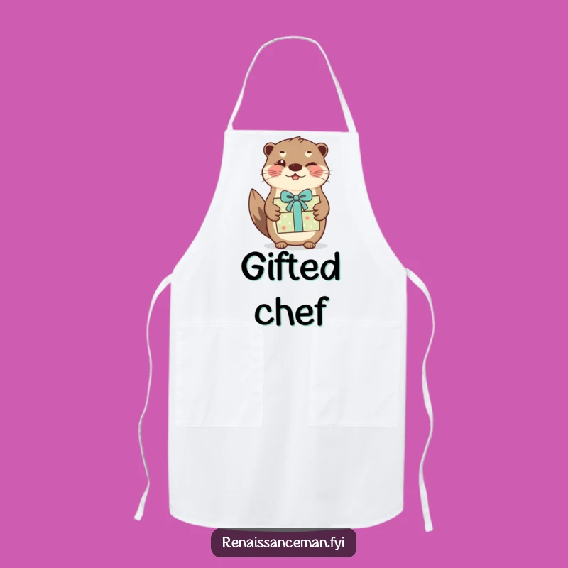 Funny Otter Apron: Hilarious Kitchen Wear for the Gift-Giving Chef