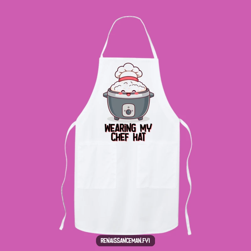 Funny Delighted Rice Cooker Apron: Cook with Flair, Essential Funny Gift for Chefs