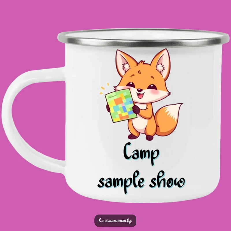 Funny Fox Camp Presenter Mug: Outdoor Hilarious Gift