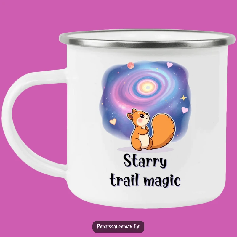 Funny Squirrel Camping Mug - Galaxy Adventures, Great Gift