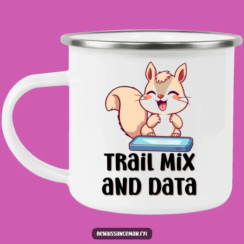 Funny Squirrel Trail Tap Mug: Fuel Your Adventures with Humor