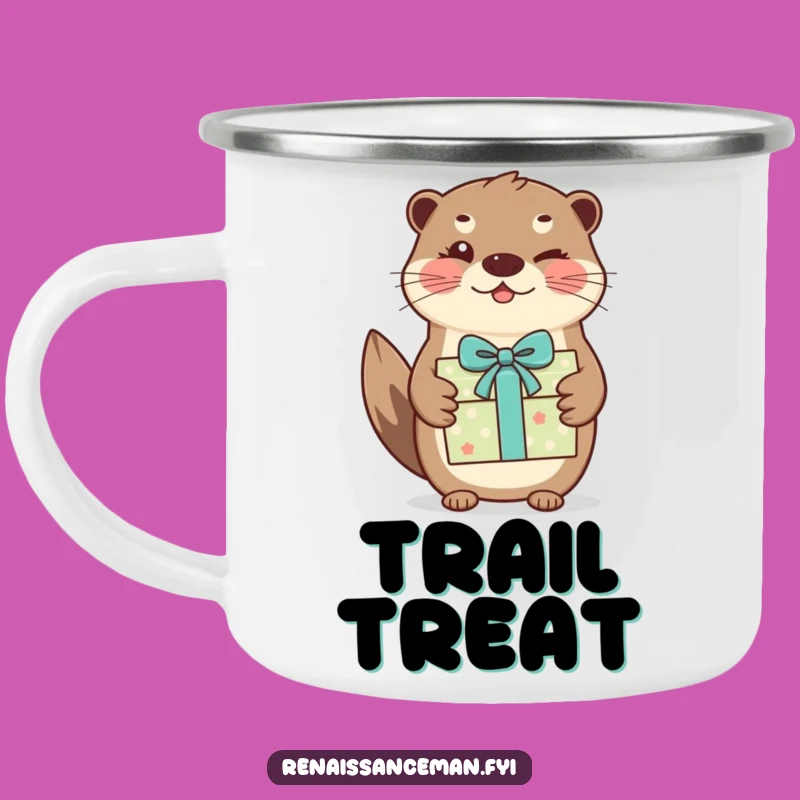 Funny Otter Camping Mug: Sip Your Adventure with This Hilarious Gift Mug