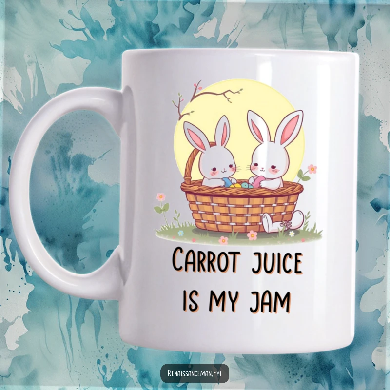 Funny rabbit sharing a moonlit picnic basket with a friend, a heartwarming and whimsical scene perfect for cozy moments.