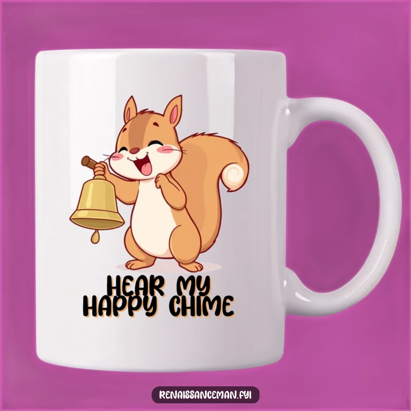 Funny Squirrel Bell Ringer Mug: Delightful & Hilarious Gift Cup