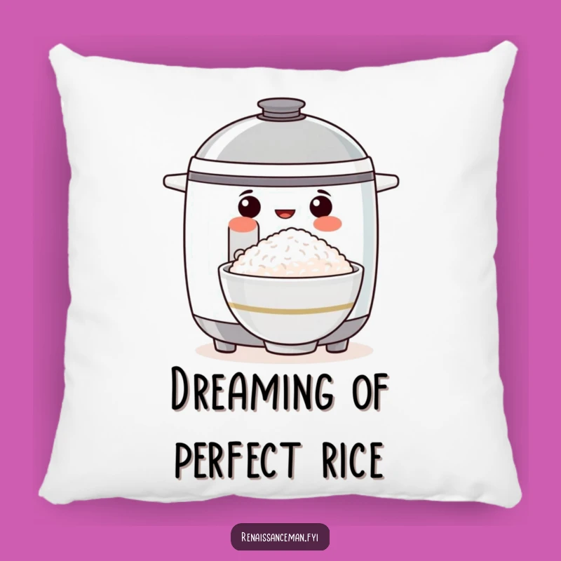 Funny Proud Rice Cooker Pillow: Cozy Comfort with Perfectly Cooked Rice Flair, Great Gift
