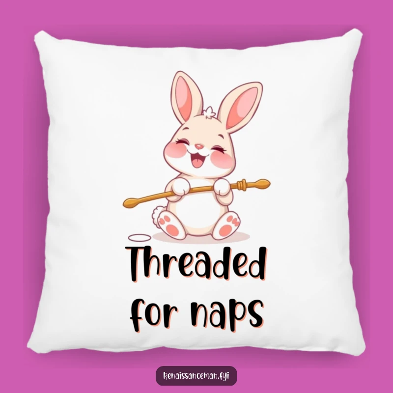 Funny Bunny Needle Threading Pillow: Comfy Cushion for the Precise Crafter