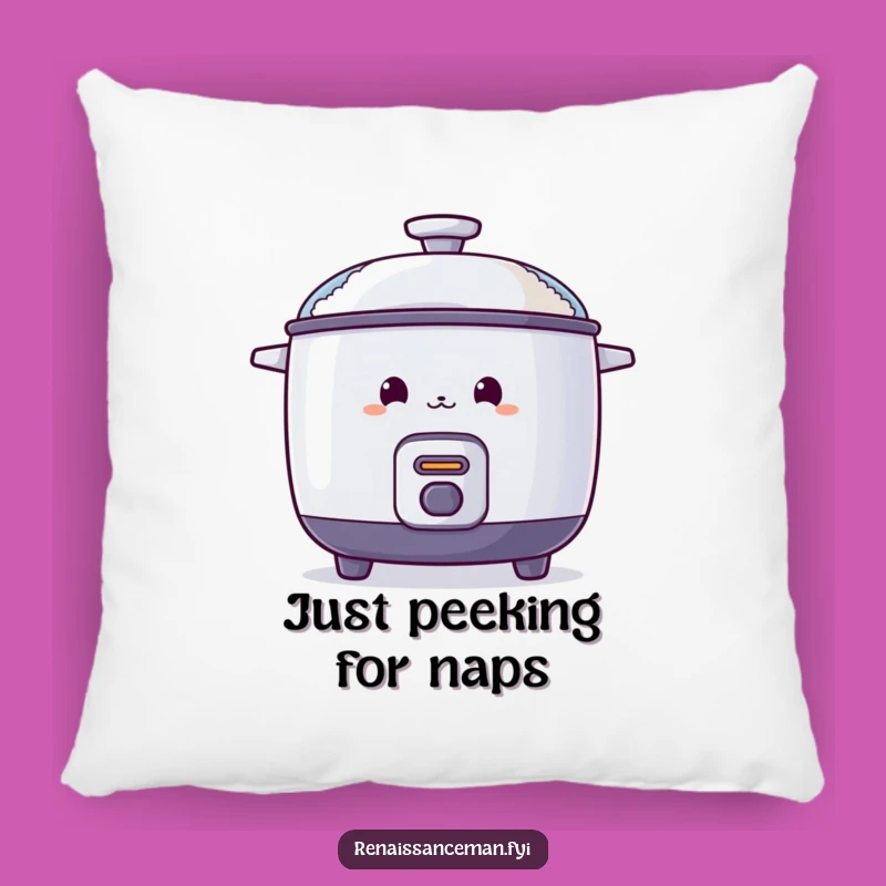 Funny Curious Rice Cooker Pillow: Cozy Peek, Steamy Comfort, Perfect Gift for Relaxing