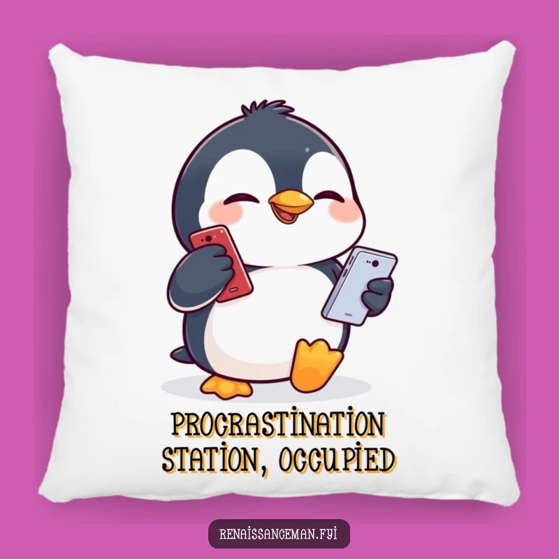 Funny Penguin Giggle Pillow: Add Comfy Comedy to Your Couch