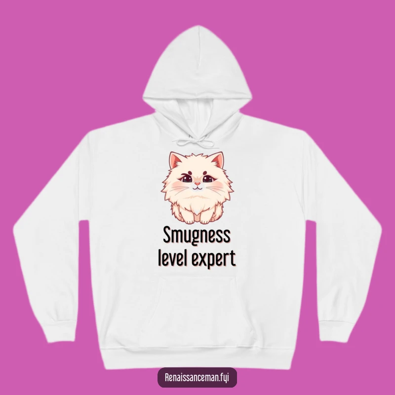 Cozy Funny Cat Hoodie: Sarcastic Comfort for a Perfect Gift