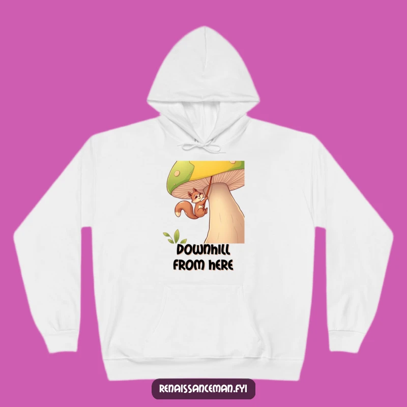 Cozy Funny Squirrel Mushroom Hoodie: Warmth for Your Expeditions