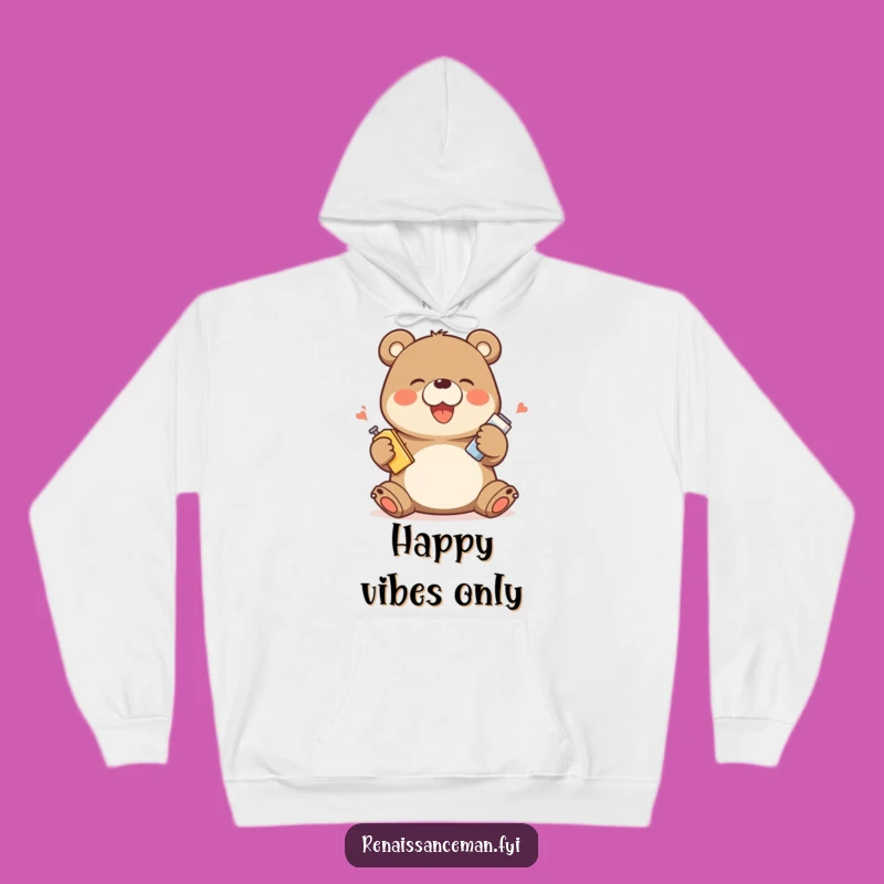Funny Bear Hoodie: Cozy Giggles and Product Fun, Gift!