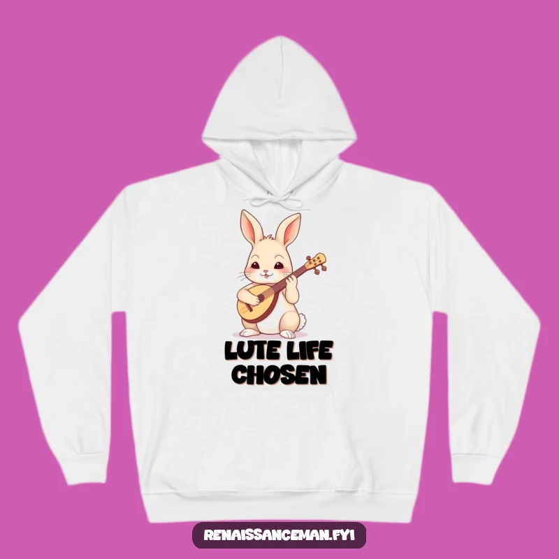 Cozy Funny Skilled Rabbit Hoodie - Warm & Melodious Wear!