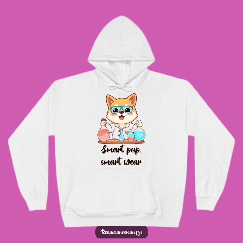 Funny Shiba Inu Science Hoodie: Stay Cozy While Exploring Hilarious Experiments