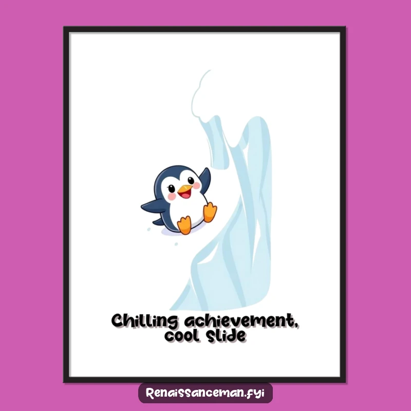 Free Printable Penguin Wall Art - Funny Downloadable Decor for Ice Lovers