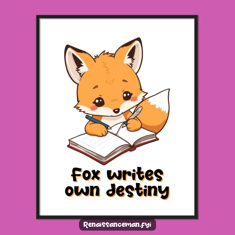 Free Printable Wall Art: Creative Fox Ideas Humorous Digital Decor