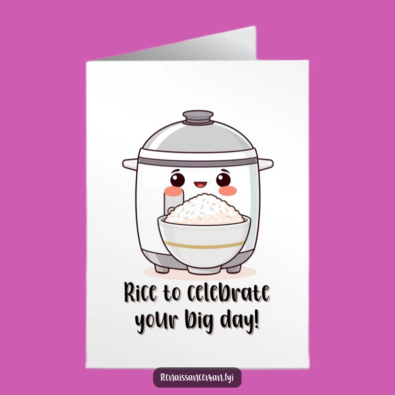 Free Printable Birthday Card: Proud Rice Cooker Chef, Hilarious Downloadable Gift