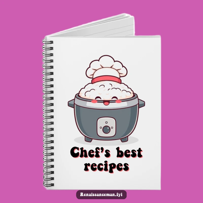 Funny Delighted Rice Cooker Notebook: Chef Hat Notes, Culinary Fun, Perfect Gift