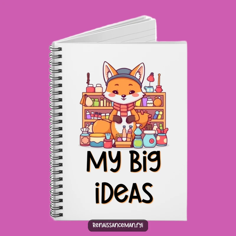 Funny Fox Merchant Notebook: Jot Down Deals in This Hilarious Journal