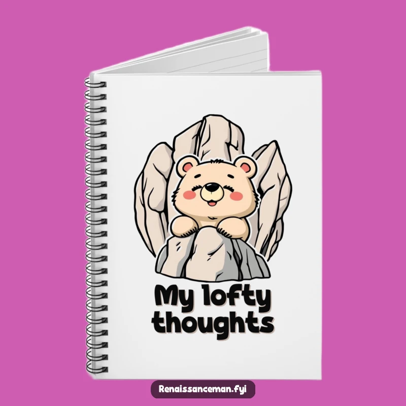 Funny Proud Bear Summit Journal - Notebook for Big Ideas Funny Gift