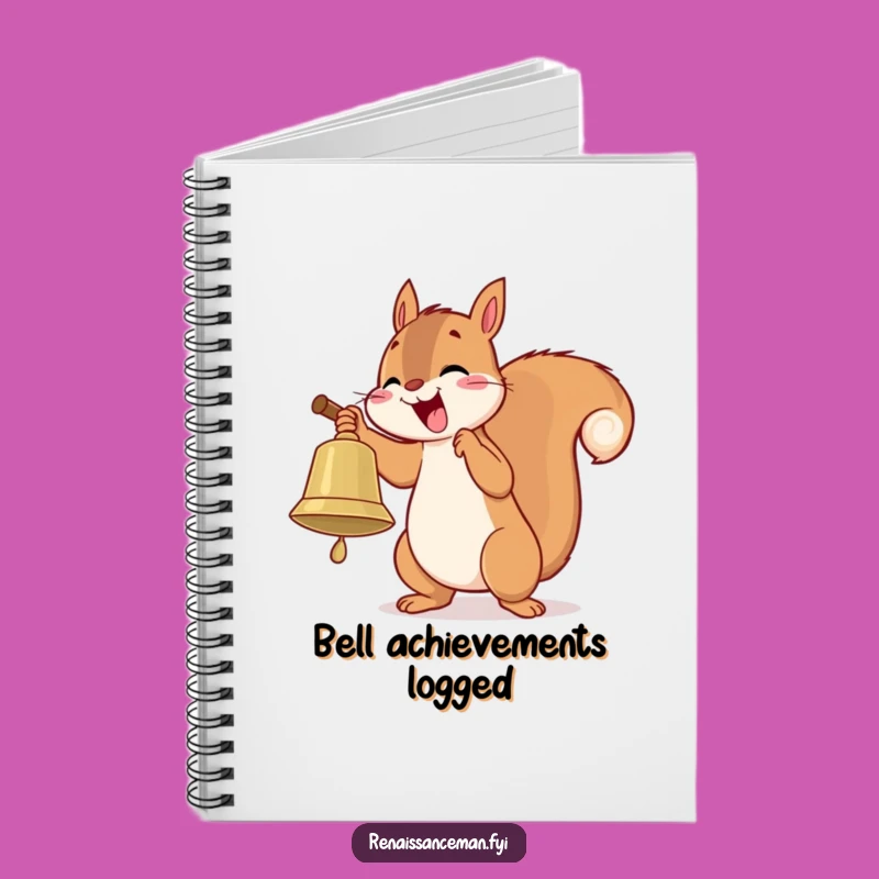 Funny Squirrel Bell Ringer Notebook: Hilarious Gift for Ideas