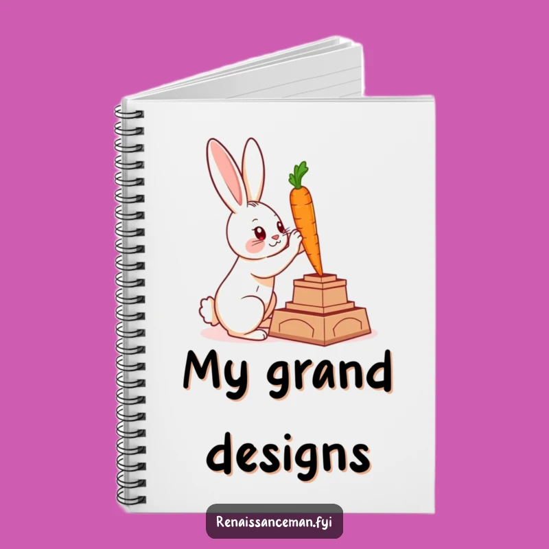 Funny Rabbit Sculptor Notebook: Jot Down Your Creative Ideas