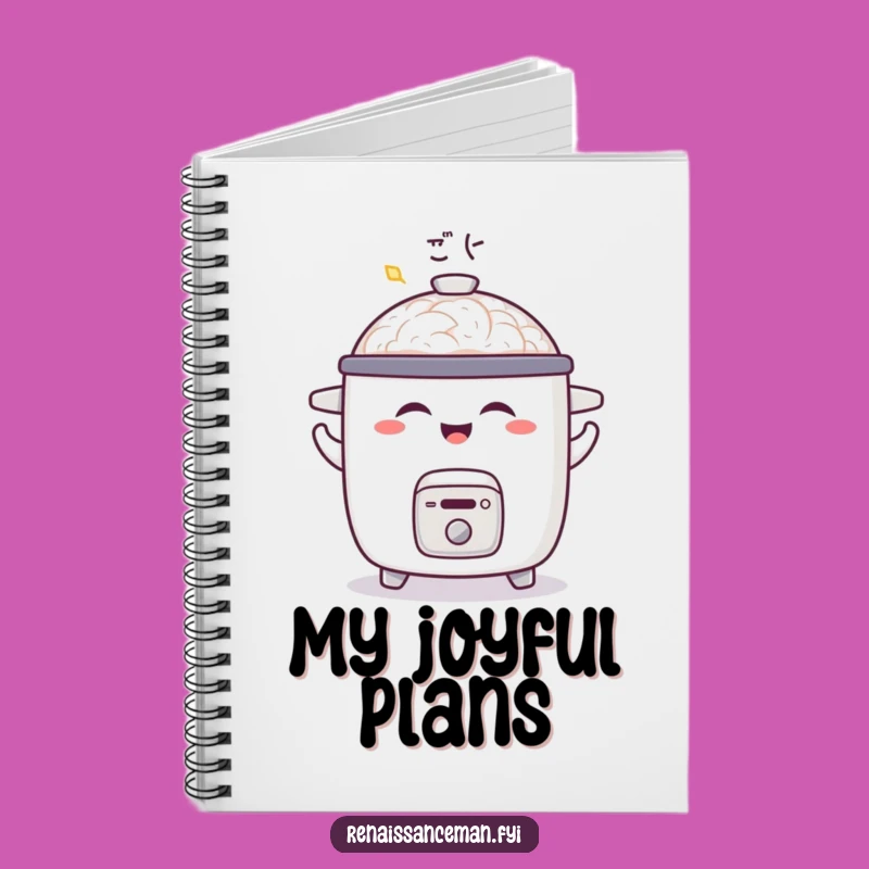 Funny Joyful Rice Cooker Notebook: Shimmy Notes, Happy Ideas, Perfect Gift