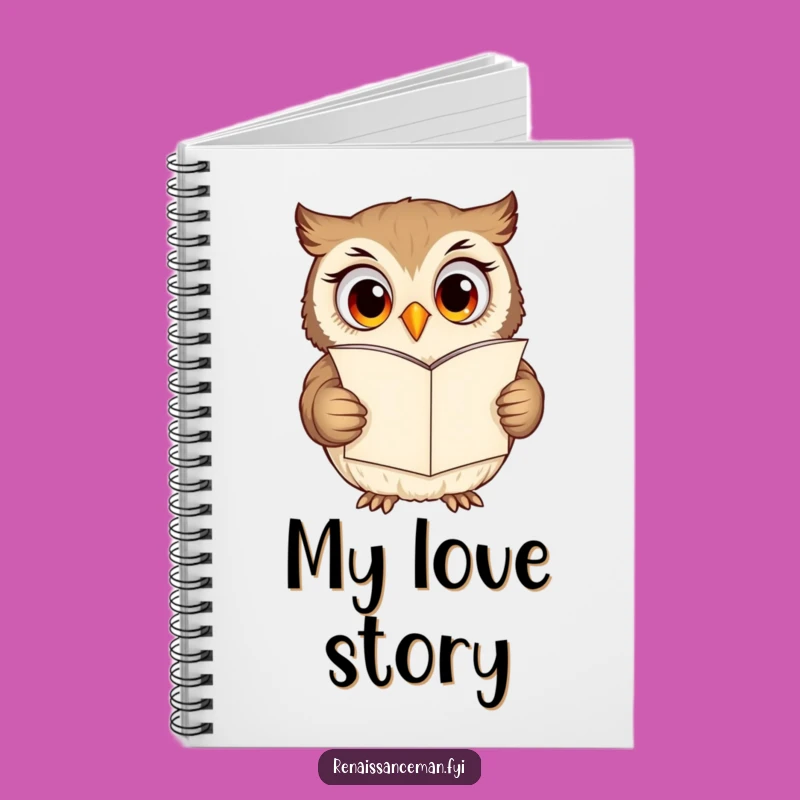 Funny Owl Love Letter Notebook: Jot Down Your Thoughts with Wit Gift