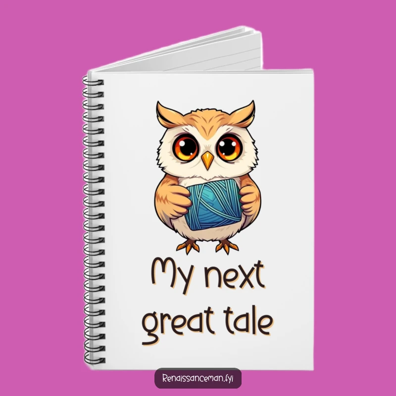 Funny Owl Notebook: Jot Down Ideas with Focused Craftsmanship
