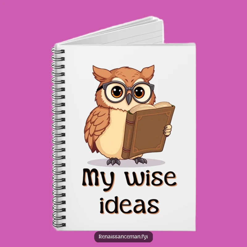 Funny Owl Ancient Lore Notebook: Record Your Wise Thoughts!