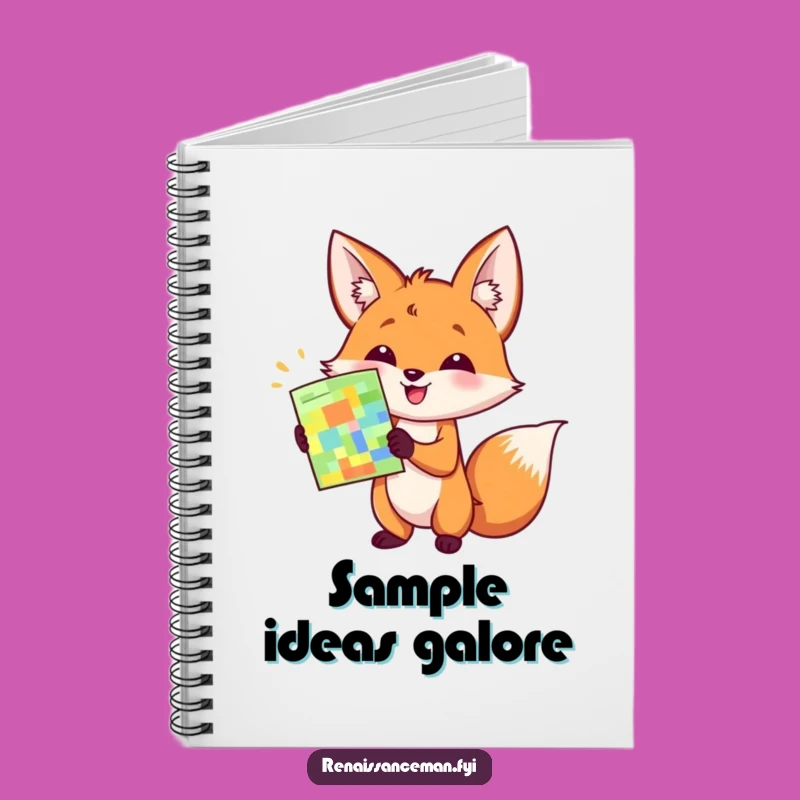 Funny Fox Idea Presenter Notebook: Hilarious Gift for Notes