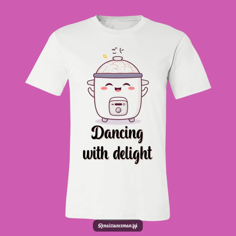 Funny Joyful Rice Cooker T-Shirt: Shimmy Moves, Great Funny Gift for Foodies