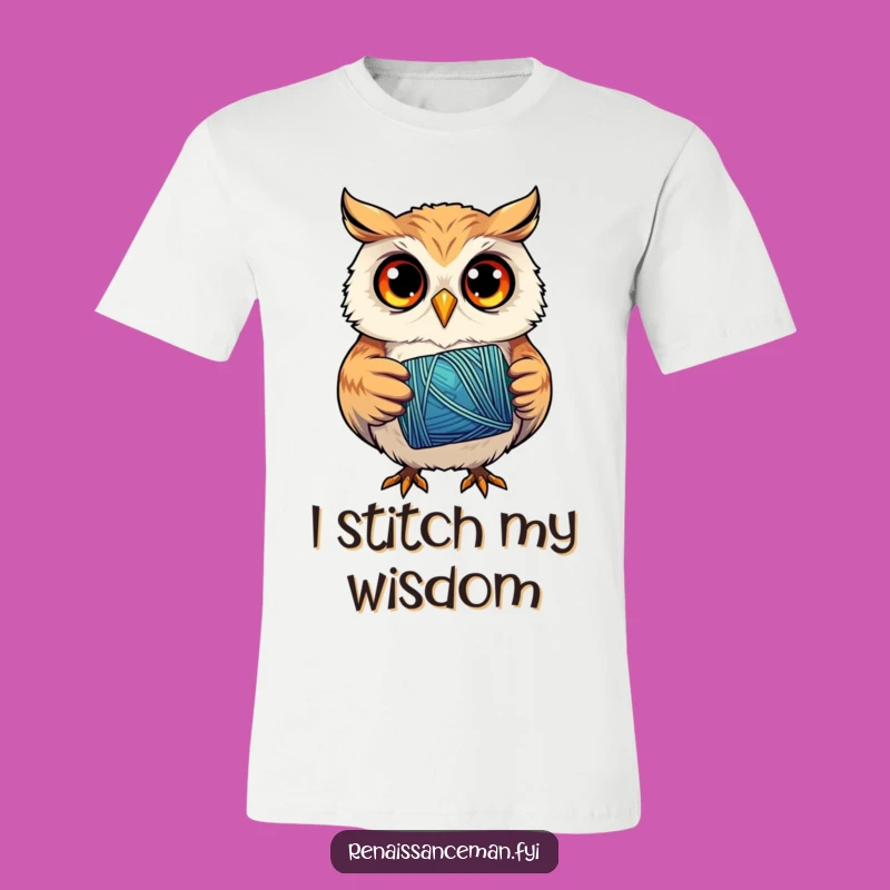 Funny Owl Sewing T-Shirt: Wear Your Crafty Focus with Pride