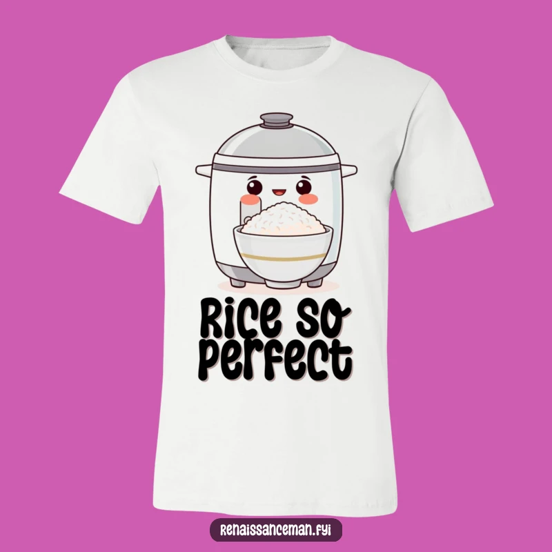 Funny Proud Rice Cooker T-Shirt: Perfectly Cooked Rice Shirt, Ideal Funny Gift for Cooks