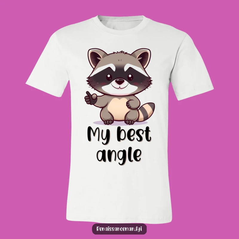Funny Raccoon Selfie T-Shirt: Capture the Moment in Style