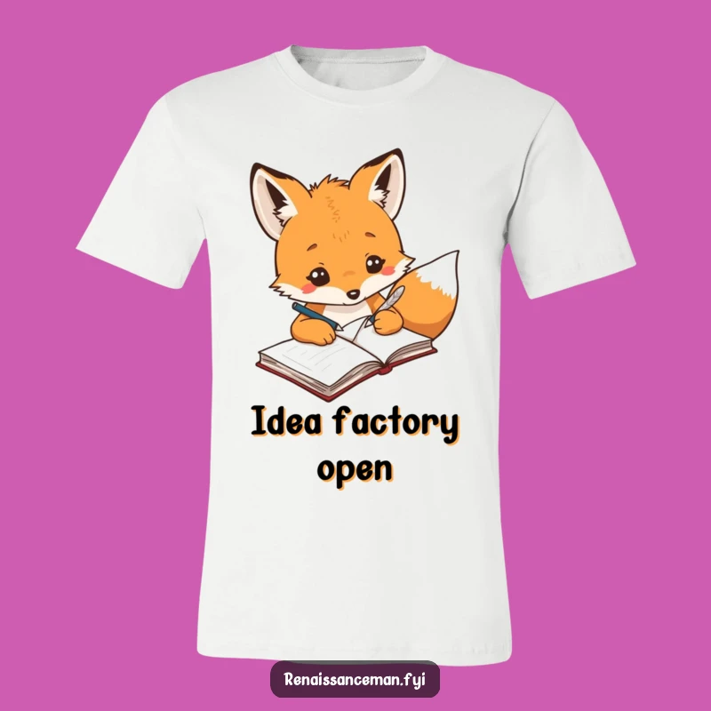 Funny Creative Fox Idea T-Shirt - Wear Your Inspiration!