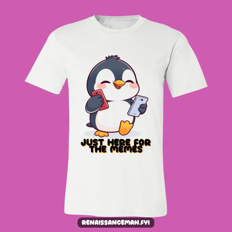 Funny Penguin Face T-Shirt: Show Off Your Playful Side