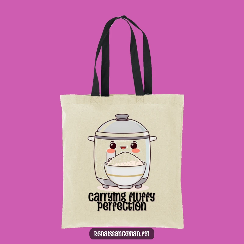 Funny Proud Rice Cooker Tote Bag: Carry Your Perfect Rice Pride, Ideal Funny Gift
